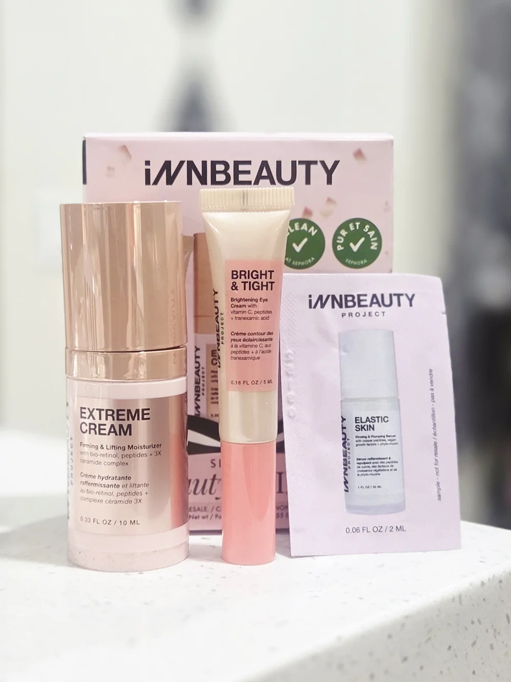 InnBeauty Project Extreme Cream + Bright & Tight Eye Cream Set - 3 Items